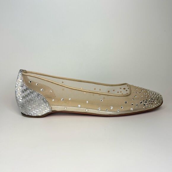 Christian Louboutin Patinotte Flat Strass 37 - Picture 6 of 14